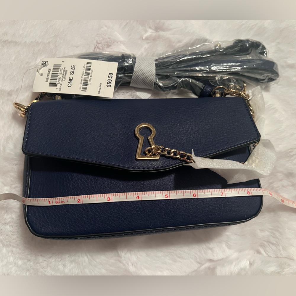 INC International Concepts Navy Crossbody Bag - Picture 3 of 7